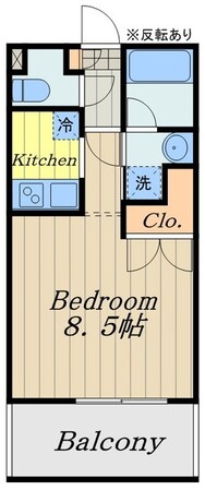 ソレアード武蔵野の物件間取画像